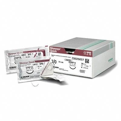 Chỉ MonoSyn Quick số 1/0, BBraun